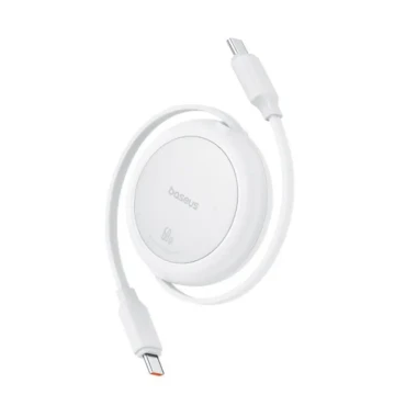 کابل فست شارژ جمع شونده Baseus Free2Pull Mini Type-C To Type-C 60W  طول 100 سانتی‌متر