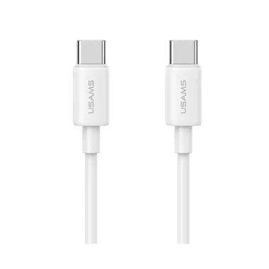 کابل شارژ USB-C to USB-C یوسمز مدل US-SJ711 با طول 1 متر توان 60 وات